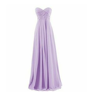 Strapless sweetheart prom dress